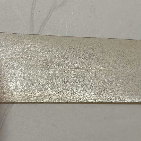 Vintage Claudio Orciani leather belt main image 4